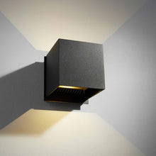 Load image into Gallery viewer, Kubo Outdoor LED Wall Light in Detail.