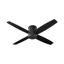 Load image into Gallery viewer, Oslo Flush Mount Ceiling Light in Black.
