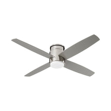 Load image into Gallery viewer, Oslo Flush Mount Ceiling Light in Polished Nickel (Light Kit).