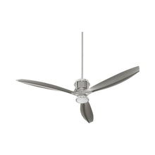 Load image into Gallery viewer, Propel LED Ceiling Fan in Satin Nickel.