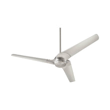 Load image into Gallery viewer, Sol Ceiling Fan in Satin Nickel.