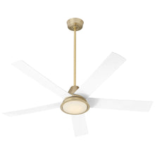 Load image into Gallery viewer, Temple Outdoor LED Ceiling Fan in Detail.