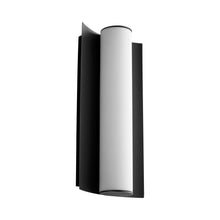 Load image into Gallery viewer, Wave LED Bath Wall Light in Black.