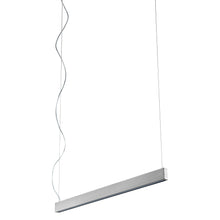 Load image into Gallery viewer, Zepp LED Linear Pendant Light in Satin Nickel (38-Inch).