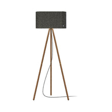 Load image into Gallery viewer, Belmont Floor Lamp in Graphite/Walnut.