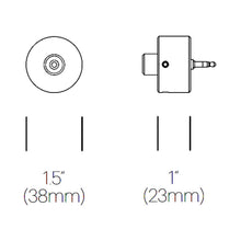 Load image into Gallery viewer, Bola Flush Stand Off Kit - line drawing.