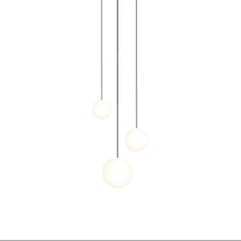 Load image into Gallery viewer, Bola LED Chandelier in Chrome (3-Light).