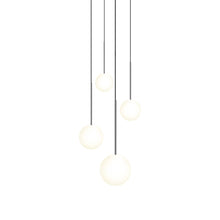 Load image into Gallery viewer, Bola LED Chandelier in Gunmetal (4-Light).