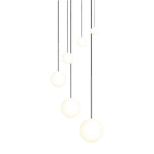 Load image into Gallery viewer, Bola LED Chandelier in Chrome (6-Light).