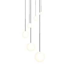 Load image into Gallery viewer, Bola LED Chandelier in Gunmetal (6-Light).