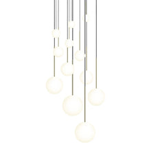 Load image into Gallery viewer, Bola LED Chandelier in Brass (12-Light).