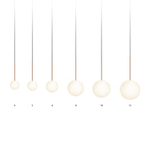 Load image into Gallery viewer, Bola LED Chandelier in Detail.
