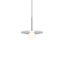 Load image into Gallery viewer, Bola LED Disc Pendant Light in Chrome (Small).