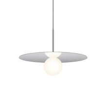 Load image into Gallery viewer, Bola LED Disc Pendant Light in Chrome (Large).