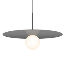 Load image into Gallery viewer, Bola LED Disc Pendant Light in Gunmetal (X-Large).