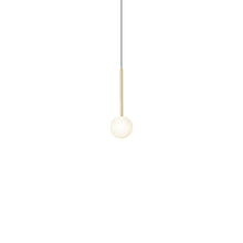 Load image into Gallery viewer, Bola Sphere LED Pendant Light in Brass (4-Inch).