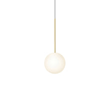 Load image into Gallery viewer, Bola Sphere LED Pendant Light in Brass (8-Inch).