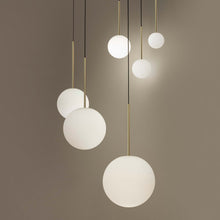 Load image into Gallery viewer, Bola Sphere LED Pendant Light in Detail.