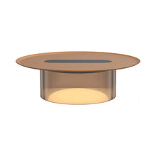 Load image into Gallery viewer, Carousel LED Table Lamp in Bronze/Terracotta (Small/16-Inch).