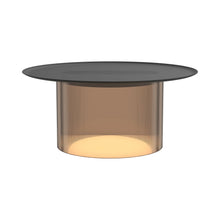 Load image into Gallery viewer, Carousel LED Table Lamp in Bronze/Black (Large/16-Inch).