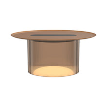Load image into Gallery viewer, Carousel LED Table Lamp in Bronze/Terracotta (Large/16-Inch).