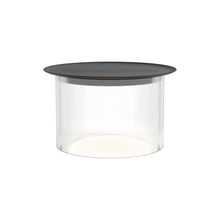 Load image into Gallery viewer, Carousel LED Table Lamp in Clear/Black (Large/12-Inch).