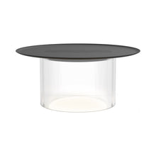 Load image into Gallery viewer, Carousel LED Table Lamp in Clear/Black (Large/16-Inch).