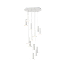 Load image into Gallery viewer, Cielo LED Chandelier in White/White (13-Light).