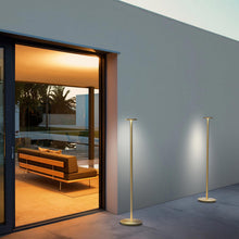 Load image into Gallery viewer, Luci LED Floor Lamp in Outside Area.