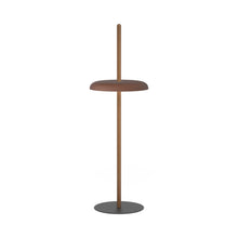 Load image into Gallery viewer, Nivel LED Floor Lamp in Walnut/Espresso.