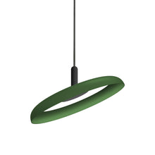Load image into Gallery viewer, Nivel LED Pendant Light in Forrest/Black (Small).