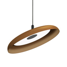 Load image into Gallery viewer, Nivel LED Pendant Light in Terracotta/Black (Large).