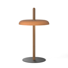 Load image into Gallery viewer, Nivel LED Table Lamp in Walnut/Terracotta.