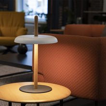 Load image into Gallery viewer, Nivel LED Table Lamp in living room.