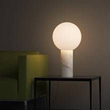 Load image into Gallery viewer, Pilar Table Lamp in living room.