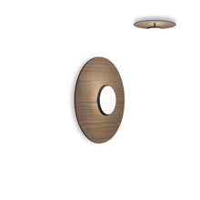 Load image into Gallery viewer, SKY Dome LED Flush Mount Ceiling Light in Matte Black Walnut (Small).