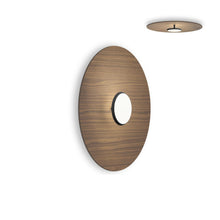 Load image into Gallery viewer, SKY Dome LED Flush Mount Ceiling Light in Matte Black Walnut (Medium).