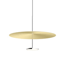 Load image into Gallery viewer, Sky Dome LED Pendant Light in Brushed Brass (Medium).