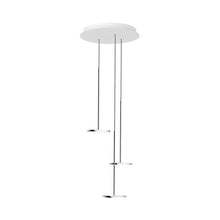 Load image into Gallery viewer, Sky LED Multi Light Pendant Light in Polished Aluminum (3-Light).