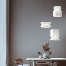 Load image into Gallery viewer, Totem Up/Down LED Pendant Light in living room.