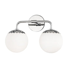 Load image into Gallery viewer, Paige Bath Vanity Light in Polished Nickel/2-Light.
