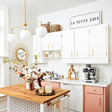 Load image into Gallery viewer, Paige Linear Suspension Light in kitchen.