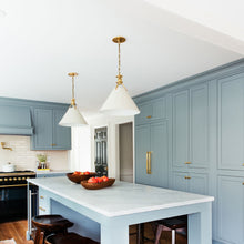 Load image into Gallery viewer, Painted No.2 Pendant Light in dining room.