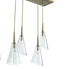 Load image into Gallery viewer, Veraldi Linear Chandelier in Detail.