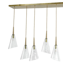 Load image into Gallery viewer, Veraldi Linear Chandelier in Detail.