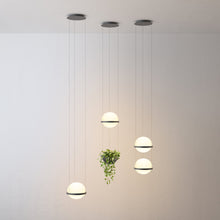 Load image into Gallery viewer, Palma Single LED Pendant Light in Detail.