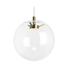 Load image into Gallery viewer, Palona Pendant Light in Aged Brass/Clear/LED.