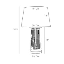 Load image into Gallery viewer, Panama Table Lamp - line drawing.