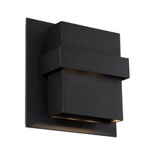 Load image into Gallery viewer, Pandora Outdoor LED Wall Light in Large/Black.