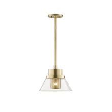Load image into Gallery viewer, Paoli Pendant Light in Aged Brass.
